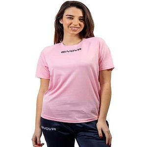 givova One-mac01 T-shirt voor volwassenen, met korte mouwen, Roze