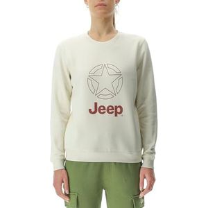 Jeep J Women's Crewneck Sweatshirt Jeep&Star Large Print J23w Sweatshirt Femme