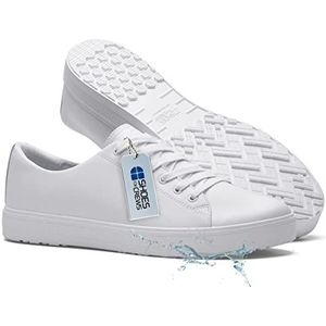 Shoes For Crews 38960-45/10 Old School LOW-RIDER IV white UNISEX, antislipschoenen voor dames en heren, maat 45, wit