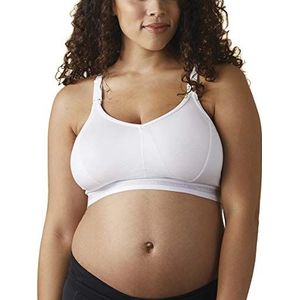 BRAVADO! DESIGNS Originele Maternity & Nursing Sleep Bra, wit, Wit.