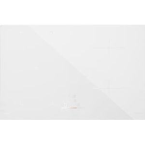 SCHOCK | Inductiekookplaat 78 cm, 4 kookzones, 11 standen, mat wit