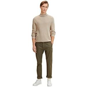 TOM TAILOR Travis Regular Chino broek voor heren, 11848 - Jungle Soil Green