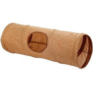 Kerbl Pet knaagdier tunnel voor konijnen/konijnen/cavia/kat/kleine honden, 50 x Ø 18 cm