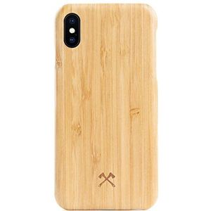 Woodcessories - Beschermhoes compatibel met iPhone XS Max van natuurlijk hout - EcoCase Slim (Bambú)