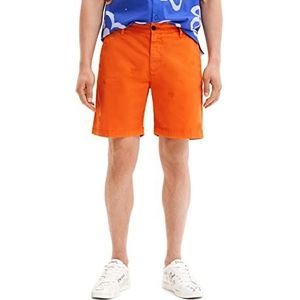 Desigual herenshorts, oranje, 38, Oranje