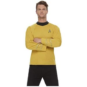 Smiffys 52338M Star Trek Uniform, officieel gelicentieerd, originele serie Command, heren, geel, M - maat 96,5-101,6 cm