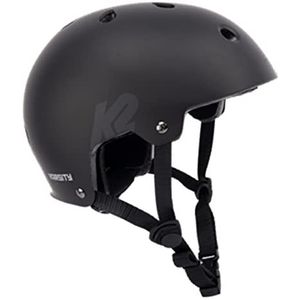 K2 Skate Varsity Helmet Skatehelm, uniseks, volwassenen, zwart, 30G4220, S (48-54 cm)