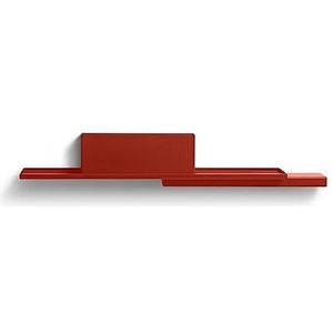 Puik Design Duplex wandrek van staal, rood, maat L