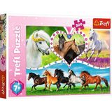 Trefl, Puzzel, mooie paarden, 200 stukjes, voor kinderen vanaf 7 jaar