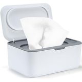 Cheerhom Doos voor vochtige doekjes, met deksel, doos voor nat toiletpapier, vochtige doekjes, babydoekjes, vochtige toiletpapierdoos, voor buiten, thuis en op kantoor