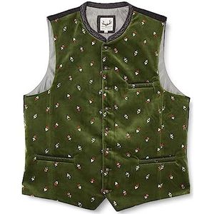 Stockerpoint Vittorio vest traditioneel vest voor heren, Groen schuim.