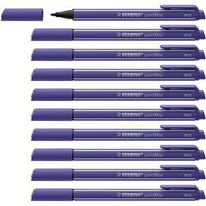 Fineliner - STABILO pointMax - 10 stuks - violet