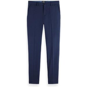 Scotch & Soda Mott Slim Fit Chino - Jersey chinobroek voor heren, Nacht 0002.