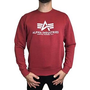 ALPHA INDUSTRIES heren sweatshirt, rood (Rbf Red - 523)