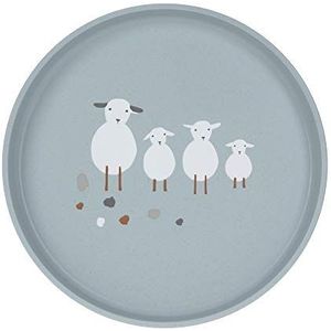 LÄSSIG Kinderbord zonder melamine, BPA-vrij. Geschikt voor vaatwasser en magnetron. Tiny Farmer Sheep