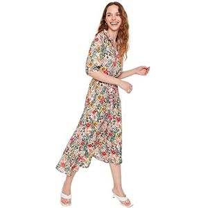 Trendyol Midi Shirt Regular Dress Jurk, Paars, 36 Dames, Paars, 36, Lila.