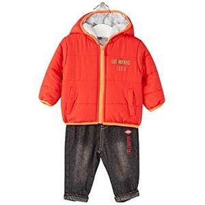 Lee Cooper Tweedelige babyset voor jongens, rood, 10, Rood