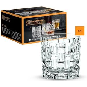 Spiegelau & Nachtmann 103038 Bossa Nova kristalglas, hoogte 8,9 cm, 4-delig