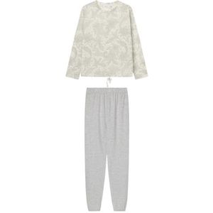 women'secret Pijama Largo Daily Frosted Perfect Pyjama voor dames, Wit.