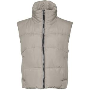 VERO MODA Vmklea Noos Gilet matelassé pour femme, Doublure argentée., XS