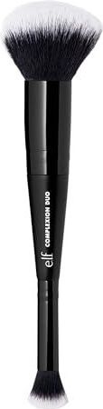 e.l.f. 2-in-1 make-upkwast voor concealer en vloeibare foundation en poeder, gemaakt van synthetische borstelharen