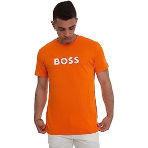 BOSS Rn T-shirt voor heren, 1 stuk, Oranje
