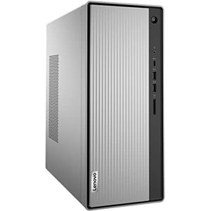 Lenovo IdeaCentre 5 Gen 6 Desktop PC (AMD Ryzen 5 5600G, 16 GB RAM, 512 GB SSD, zonder besturingssysteem), grijs