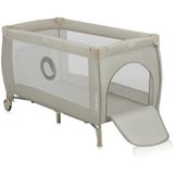 Lionelo Stefi Plus 2-in-1 reisbed en box voor baby's tot 15 kg, reisbed voor baby's met matras, zijingang met ritssluiting, hoogwaardige schuimmatras
