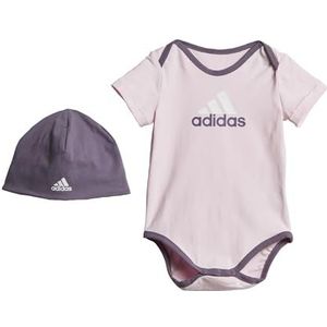 adidas Essentials Big Logo Bodysuit en Beanie Gift Set Kids Uniseks Baby Trainingspak