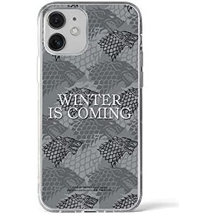 Officieel gelicentieerd product van Gra o Tron Game of Thrones van siliconen voor iPhone 12 Mini - past perfect aan de vorm van de smartphone