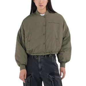 Replay Veste pour femme, 408 LIGHT MILITARY, S