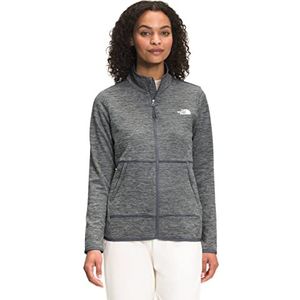 The North Face Canyonlands sweatshirt voor dames met ritssluiting (standaardmaat en meer), Grijs (Tnf Medium Grey Heather), 1X