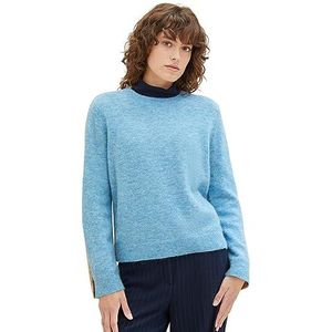 TOM TAILOR 1039297 damessweater, 12391 - Lichtblauwe mix