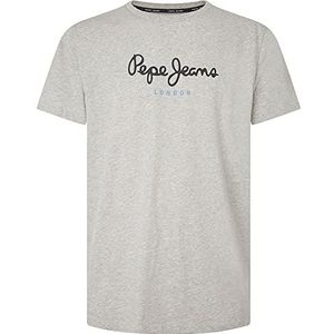 Pepe Jeans Eggo N T-shirt voor heren (1 stuk), Grijs (Licht Grijs Marl)