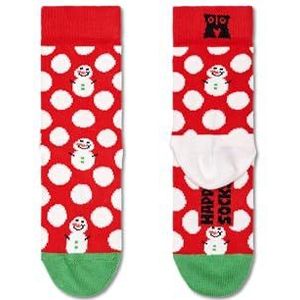 Happy Socks Snowman Calcetines Unisex Kids, Meerkleurig