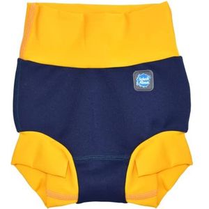 Splash About Zwemluier, uniseks, voor baby's, marineblauw/geel, 3-6 maanden