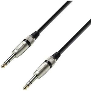 Adam Hall Cables 3 STAR BVV 0090 audiokabel 6,3 mm TRS stereo naar 6,3 mm jack TRS stereo 0,9 m
