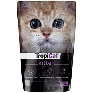 Premium voer voor jonge katten met prebiotica en kip Tropicat Kitten, 400 g