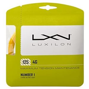 Rackettouw Luxilon, 4G, rol 12,2 m, kleur goud, 1,25 mm, unisex, WRZ997110