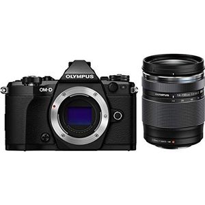 Olympus OM-D E-M5 Mark II Kit Micro 4/3 camera (16,1 MP, beeldstabilisatie 5-assen, elektronische zoeker) + M. Zuiko Digital ED 14-150 mm F4-5.6 zoom, zwart