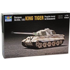 Trumpeter 07292 King Tiger Porsche Turret W/Kamerit modelbouwset