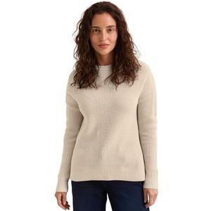 Cecil Pull structuré pour femme, Beige perlé, XXL