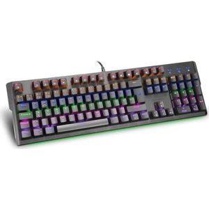 Speedlink Vela Mechanical Gaming Keyboard, mechanisch gaming-toetsenbord, met verlichting, in hoogte verstelbaar, volledig formaat, DE-lay-out, zwart