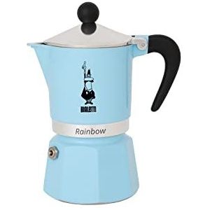 Bialetti Rainbow Azzurro Percolator 200ml – 3 kops