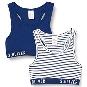 s.Oliver Bustier in dubbele verpakking (2 stuks) meisjes, koningsblauw (5809), 14 jaar, koningsblauw (5809)