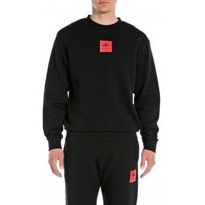 Replay Sweat-shirt pour homme, Noir (098), S