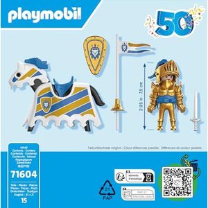 PLAYMOBIL 50 jaar 71604 Jubileumridder, vanaf 5 jaar