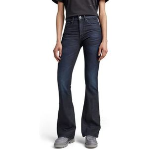 G-STAR RAW Flare damesjeans 3301, blauw (Worn In Naval Blue Cobler B767-d351), 32 W/32 L, blauw (Worn In Naval Blue Cobler B767-d351)