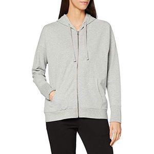 Marc O'Polo Body & Beach Dames Mix W-Hoody Pyjama-bovenstuk, grijs gemêleerd, L, Grijs Chinees