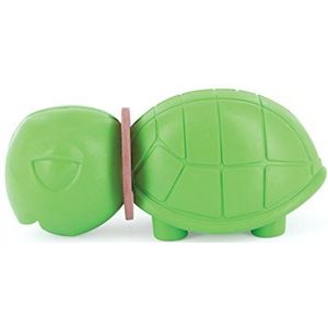 PetSafe - Hondenspeelgoed Busy Buddy schildpad, maker-speelgoed met lekkernij. Stimuleert dieren tijdens het spel - groen M